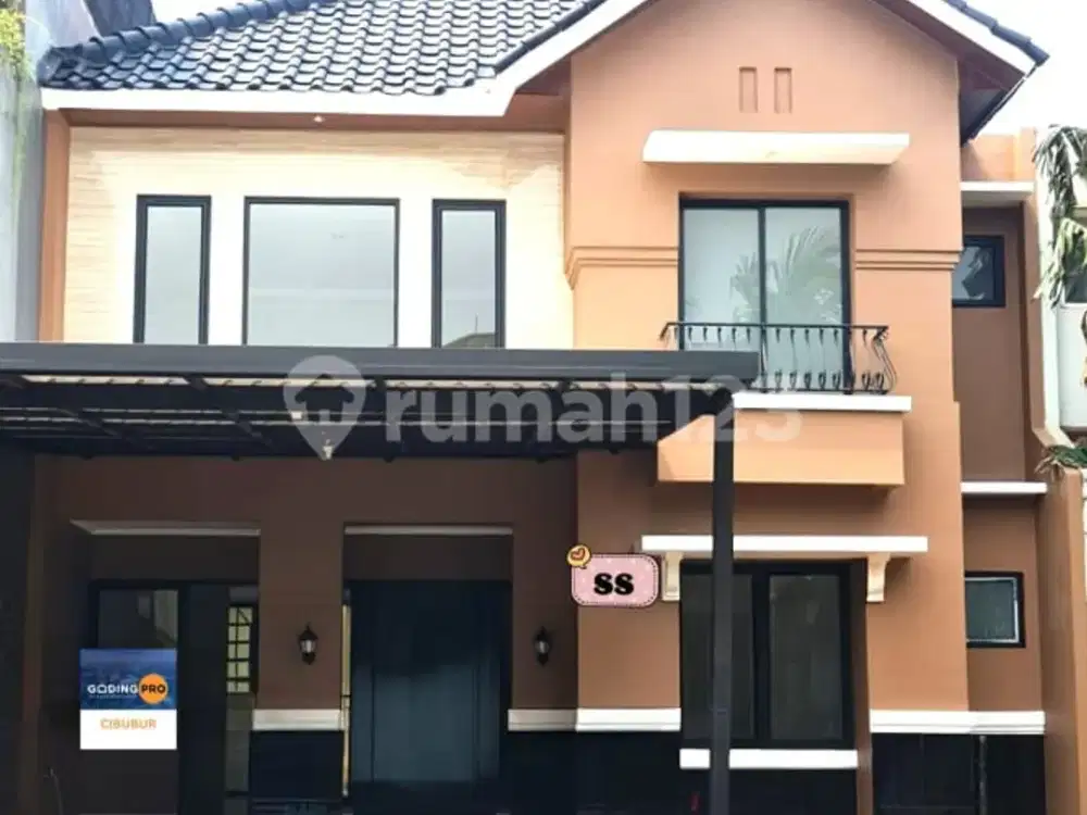 Dijual Rumah Kota Wisata Cibubur. Tanah Luas Cluster Depan.