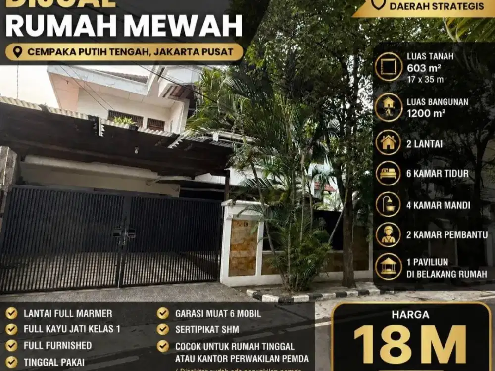 Rumah Di Cempaka Putih Tengah