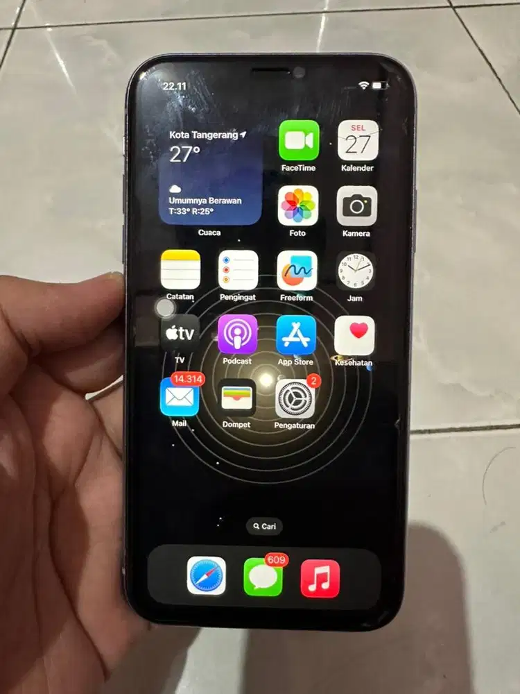 Iphone 11 Purple - 128 gb Ibox