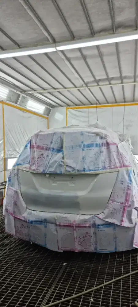 Bengkel cat oven mobil body repair repaint honda jazz