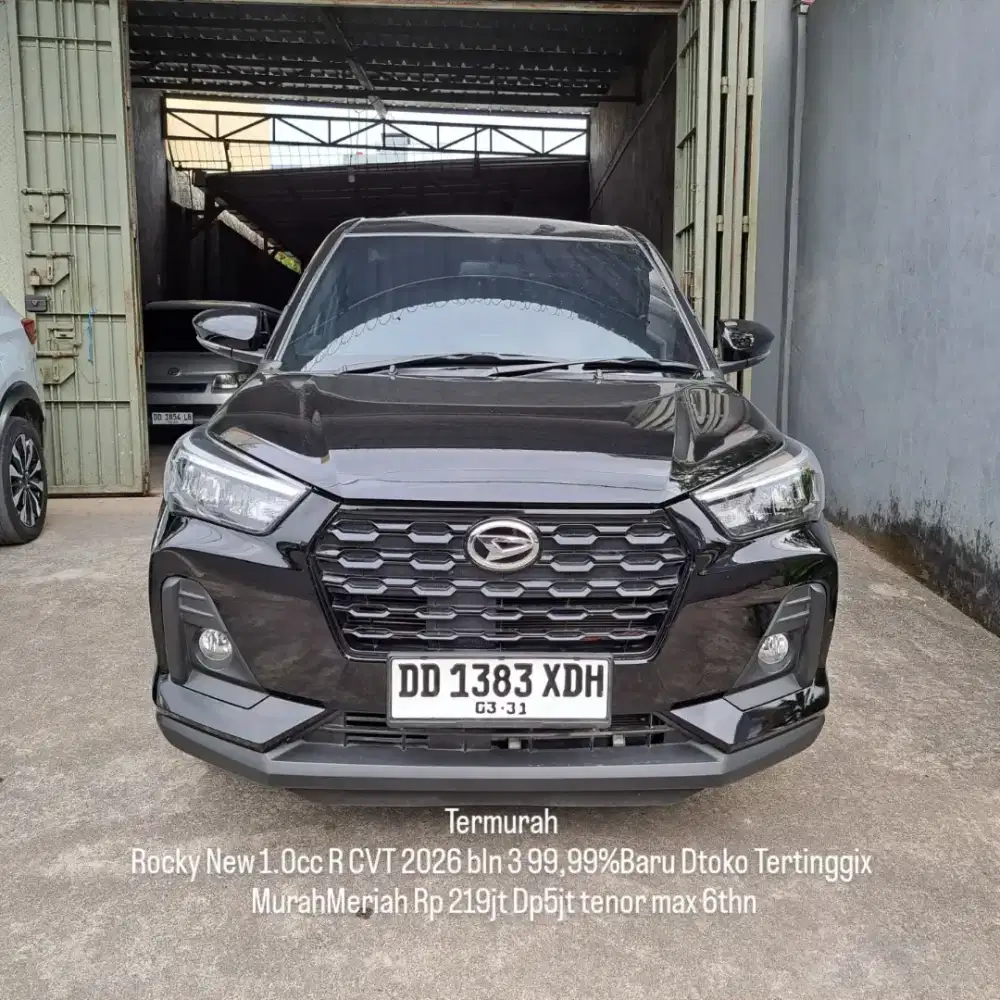 Rocky New 1.0cc TURBO R AT 2026 Bln 3 99,99%Baru BlackEd Langka