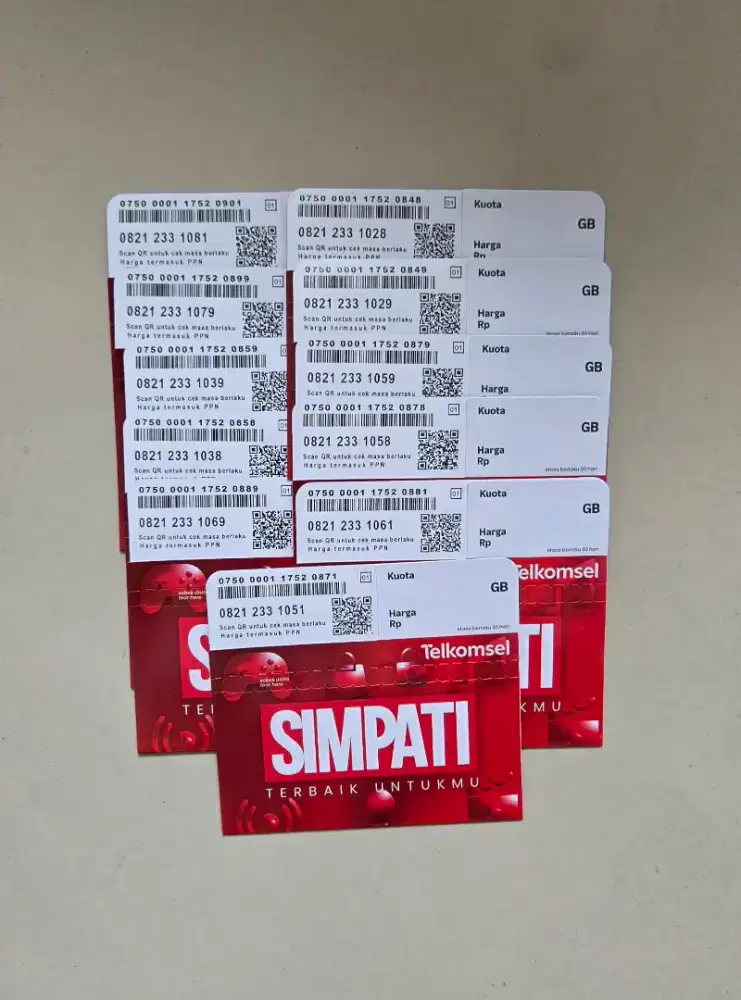 perdana simPATI no cantik dan rapi 11 digit segel bonus kuota 5GB
