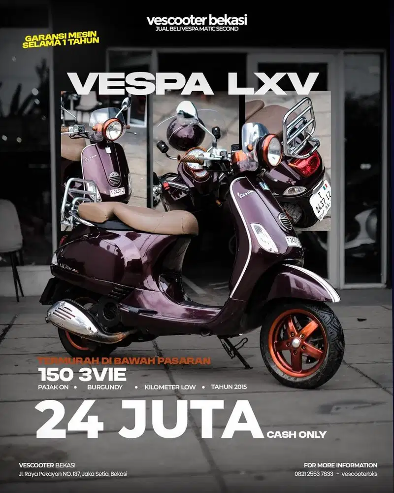 VESPA LXV 150 3VIE 2015