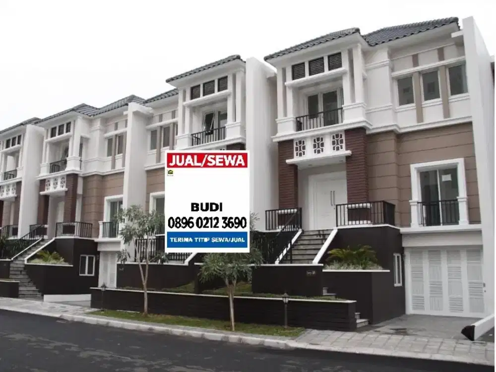 Disewa Dijual Rumah The Villas Moi Kelapa Gading Rumah Diatas Mall Furnish Hadap Artha Gading LT 8X19 4+1 KT