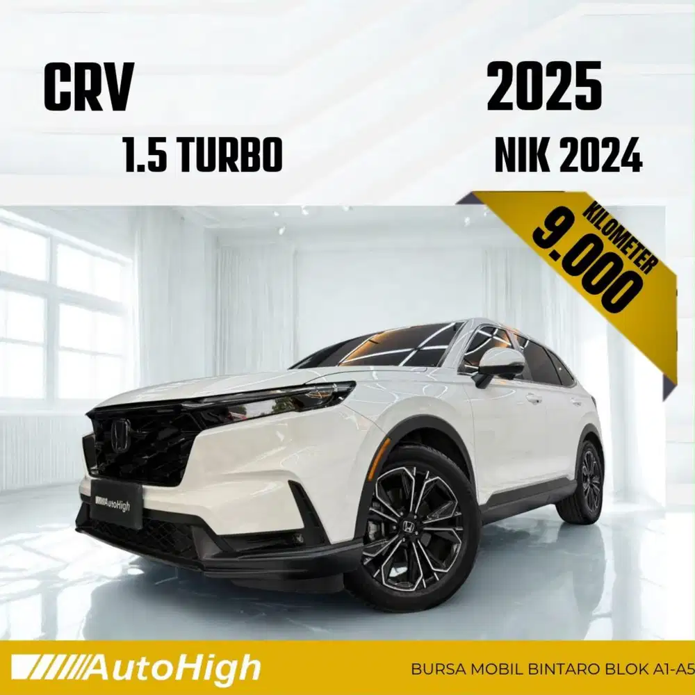 DP10% [Km9.000] CRV Turbo 2024 White / CR-V Reg 2025 #AUTOHIGH