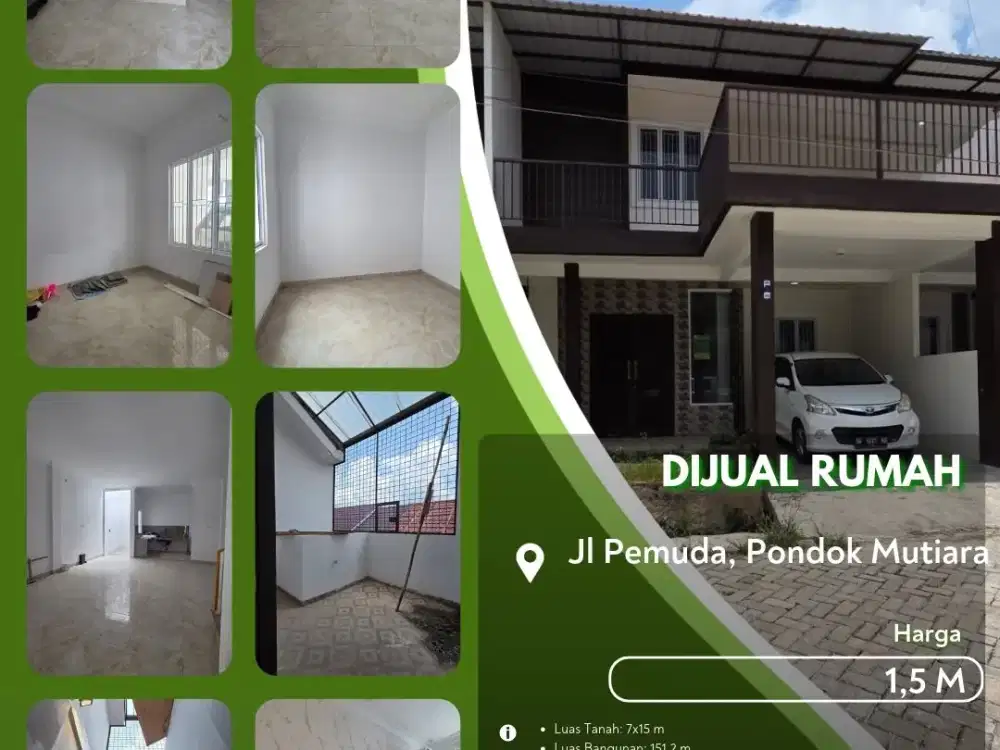 Dijual Rumah Cantik Lokasi Strategis Pekanbaru Kota!