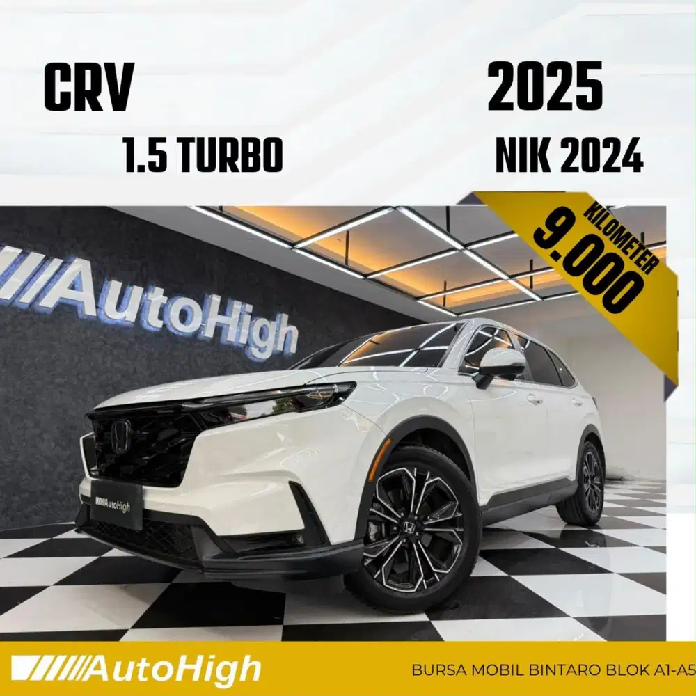 DP10% [Km9.000] CRV Turbo 2024 White / CR-V Reg 2025 #AUTOHIGH