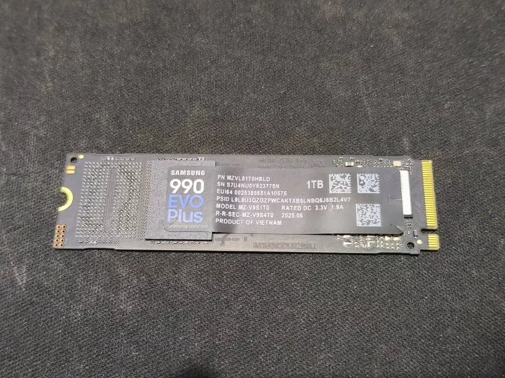 SSD NVME SAMSUNG 990 EVO PLUS 1TB Garansi On 06-2030