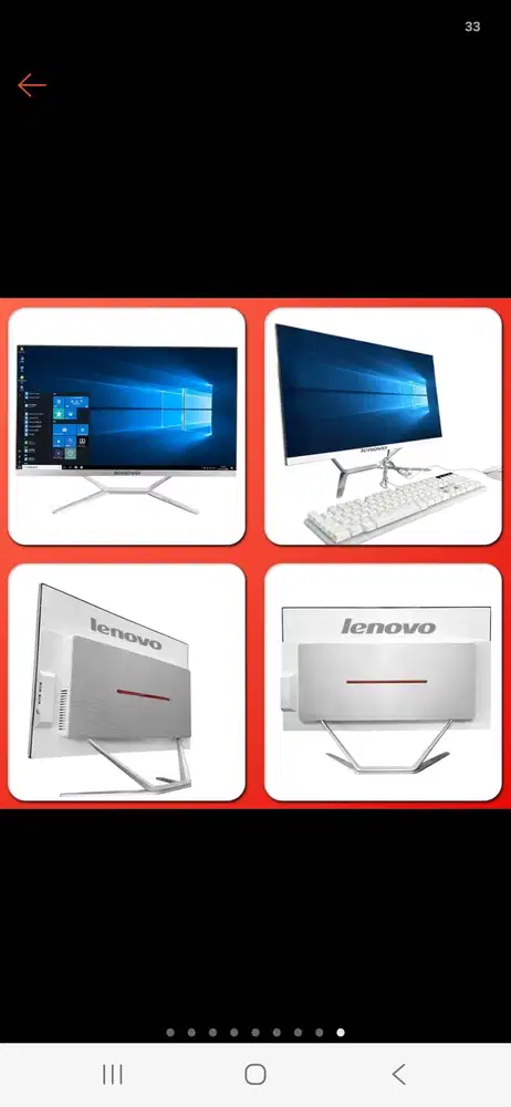 Dijual PC All in one.. 19'inc, i3, 8 ram, 256 gb