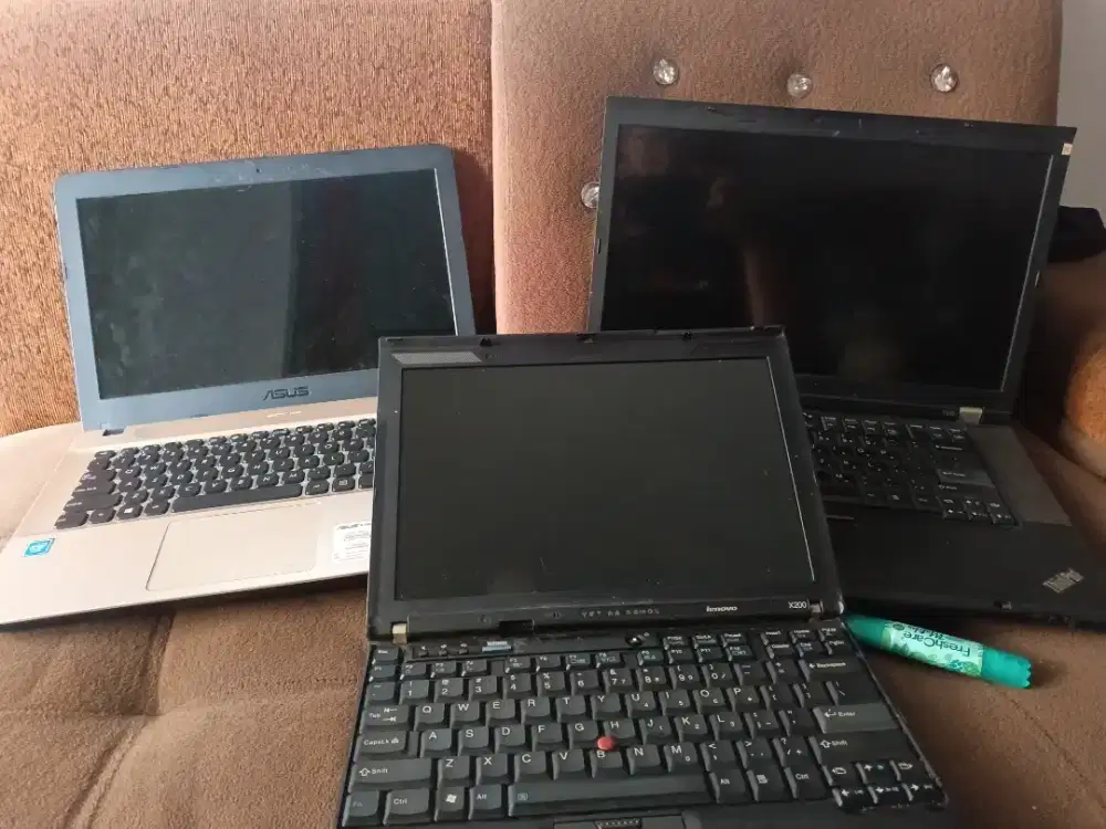 jual laptop bekas Thinkpad dan asus