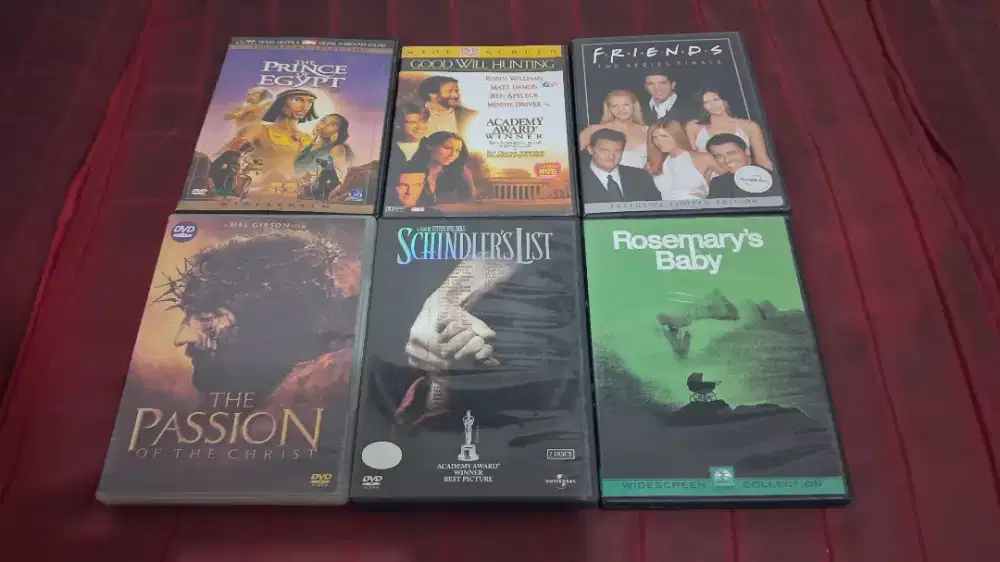 Paket dvd film original (region 3)