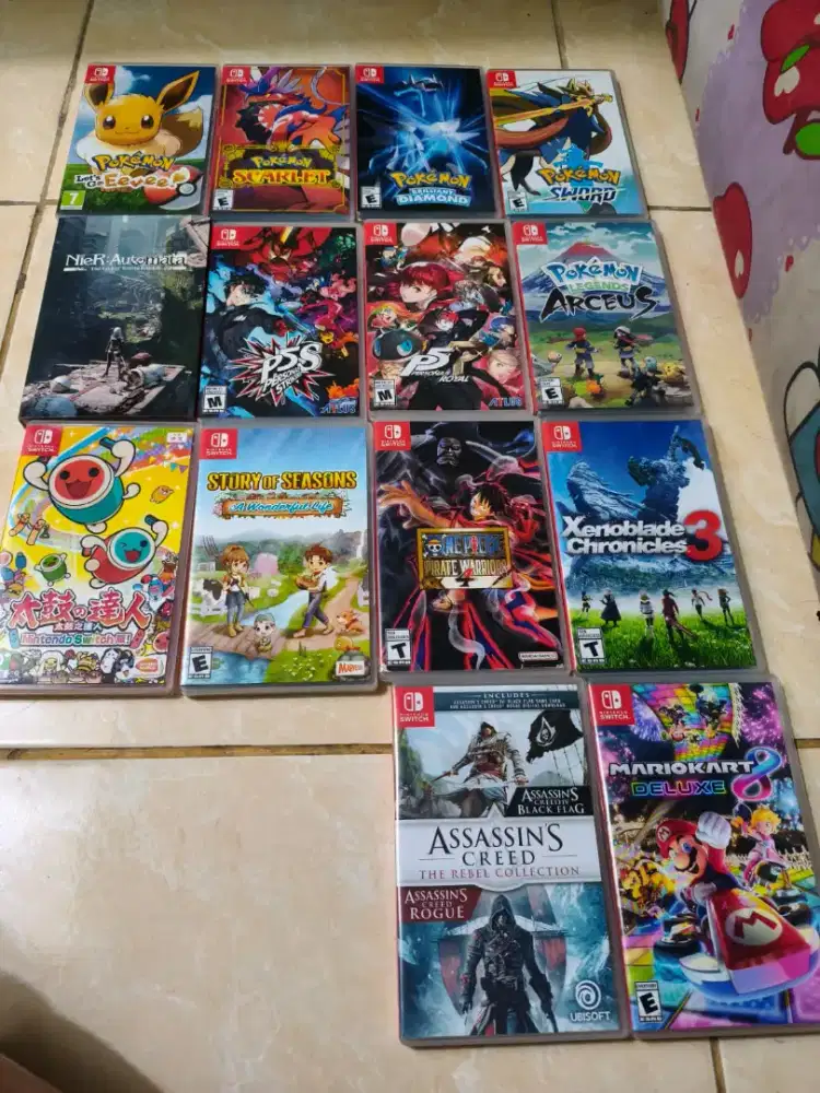 Take All 14 Kaset Game Fisik Nintendo switch