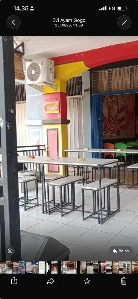 Dijual meja cafe borongan