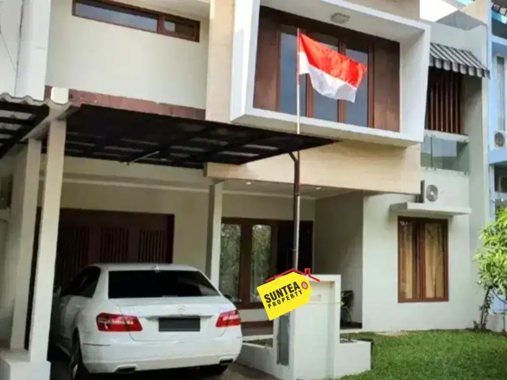 Disewakan Rumah 2 Lantai Terawat 5 KT Lokasi Favorit Full Furnished Nego Emerald Bintaro Sektor 9 Tangerang Selatan