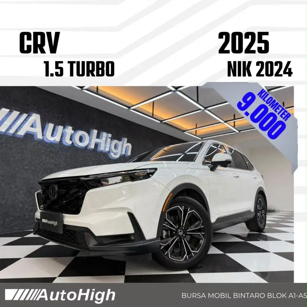 DP10% [Km9.000] CRV Turbo 2024 White / CR-V Reg 2025 #AUTOHIGH