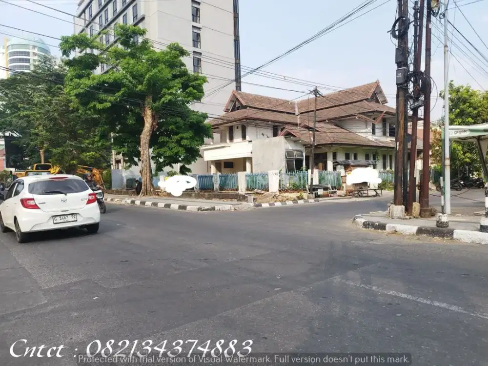 Tanah Hook dijual dekat UNDIP Pleburan dan Simpang Lima Semarang, Lt 1815m2