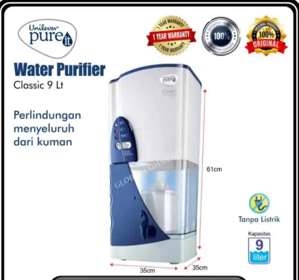 JUAL PUREIT/DISPENSER BELUM PERNAH DI PAKAI