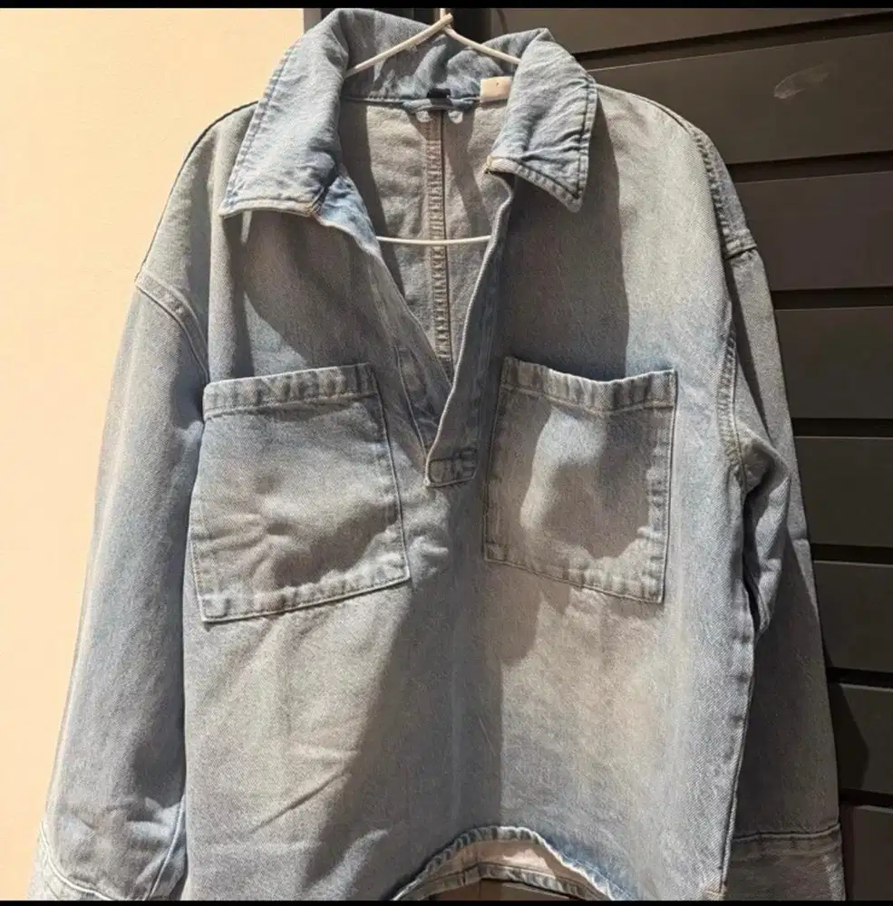Jaket/bluss/ kemeja denim hnm