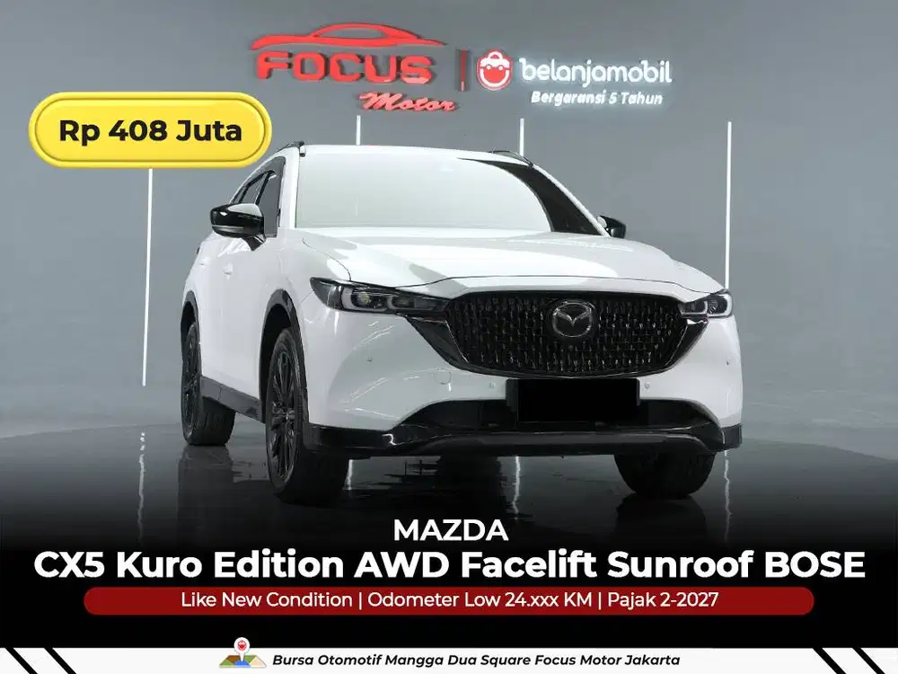 [ GARANSI 5THN AWD LOW KM ] Mazda CX5 CX 5 CX-5 Kuro 2022/2023/2024