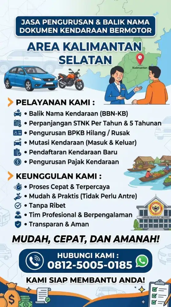 Jasa dokumen kendaraan bermotor