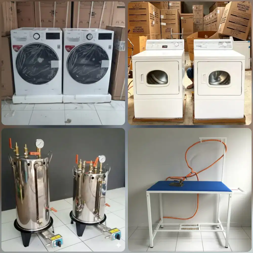Mesin laundry / Paket Lengkap Usaha Laundry