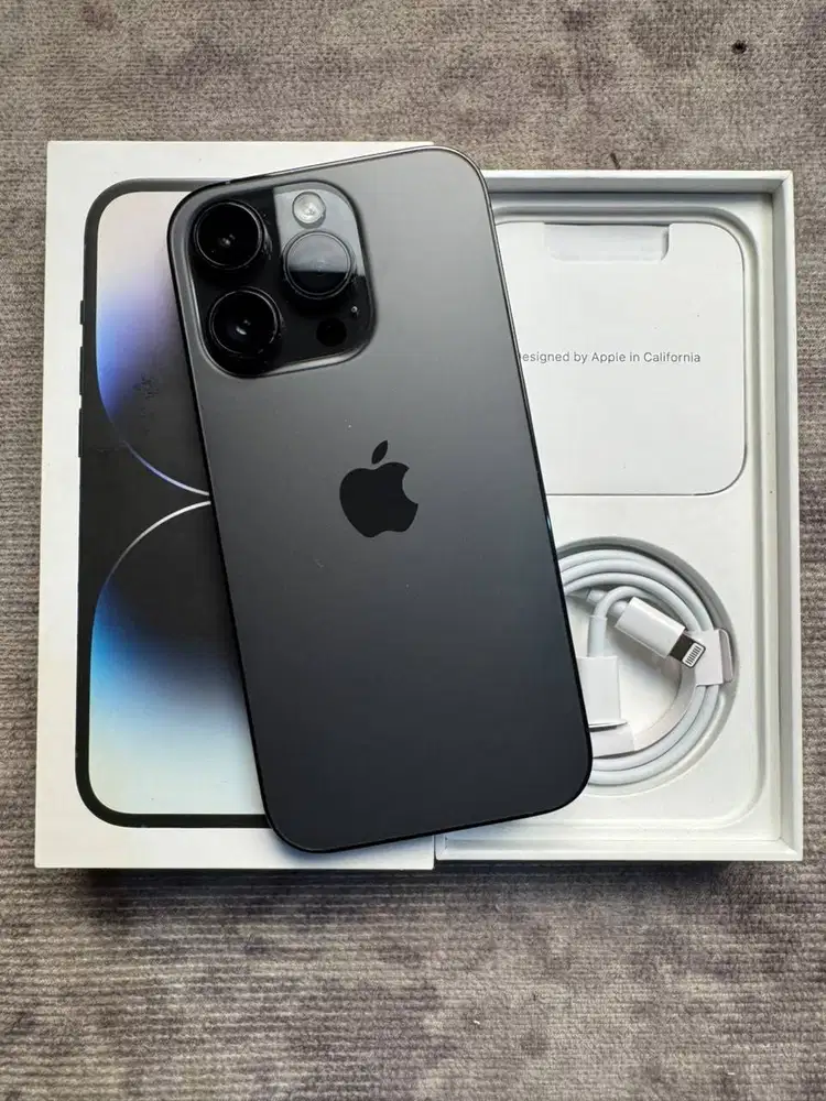 Dijual iPhone 14 Pro 256GB Space Black Registered Beacukai