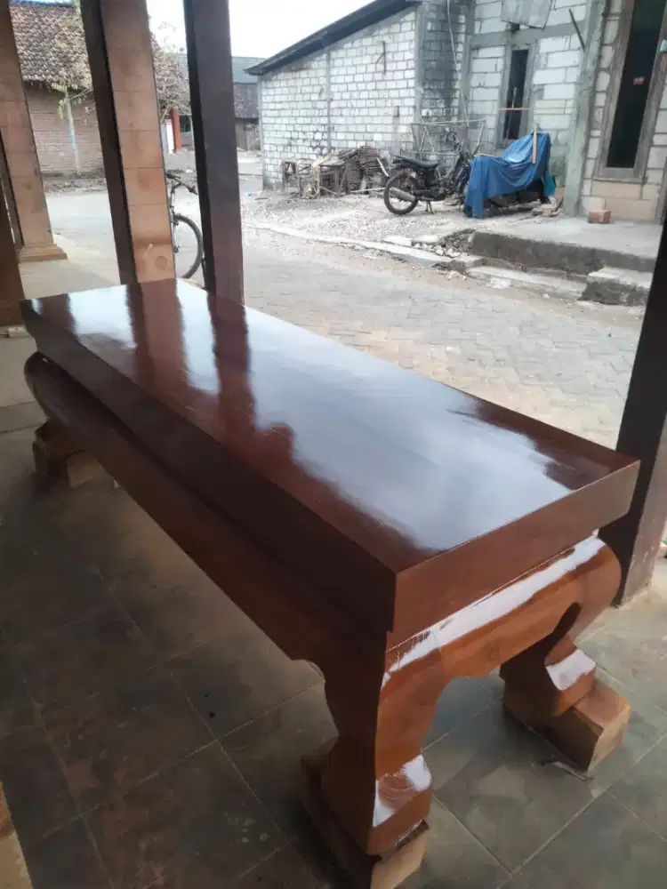meja kayu jati colosal