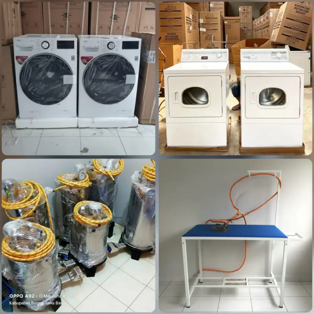 Mesin Laundry / Paket Lengkap Usaha Laundry