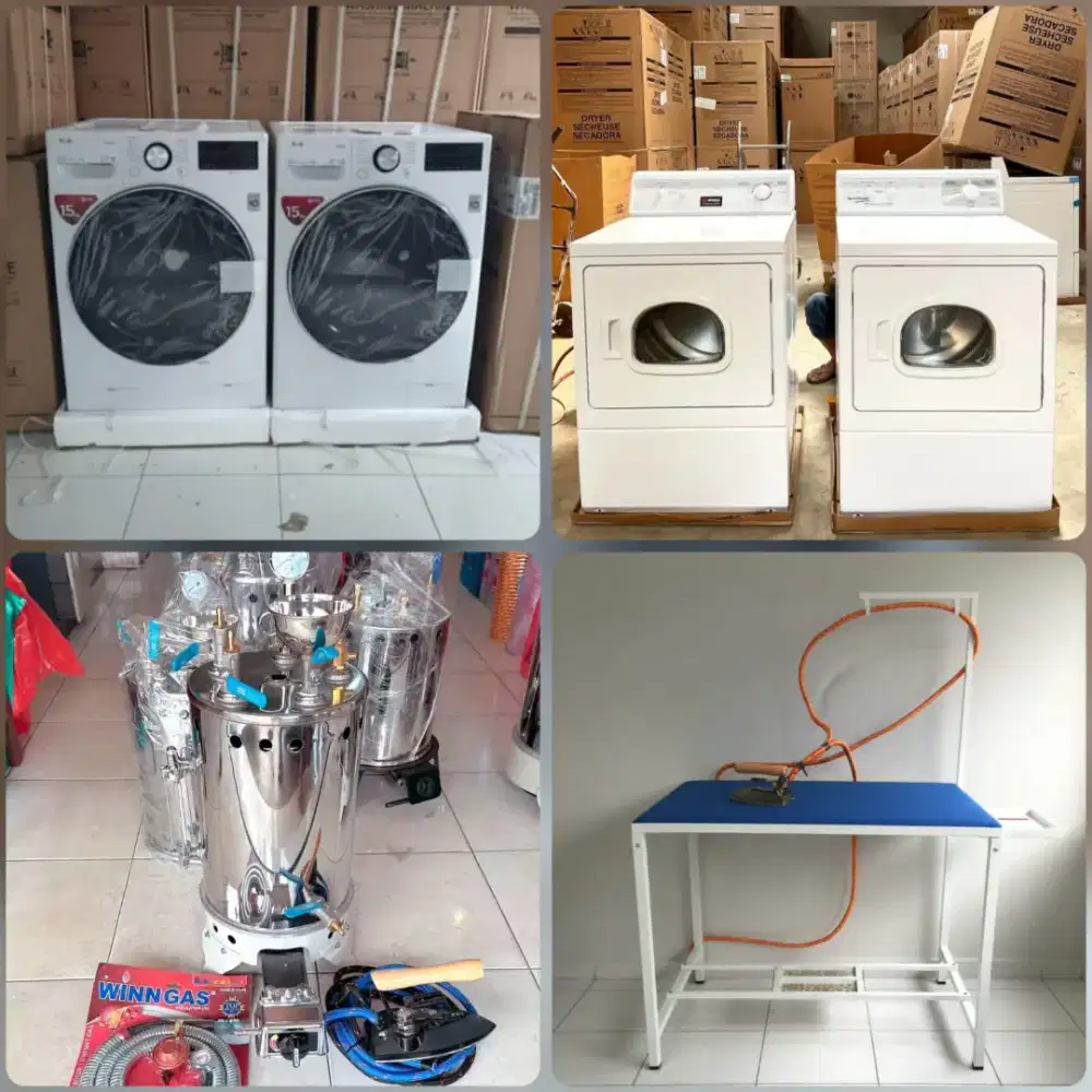 Mesin Laundry / Paket Lengkap Usaha Laundry