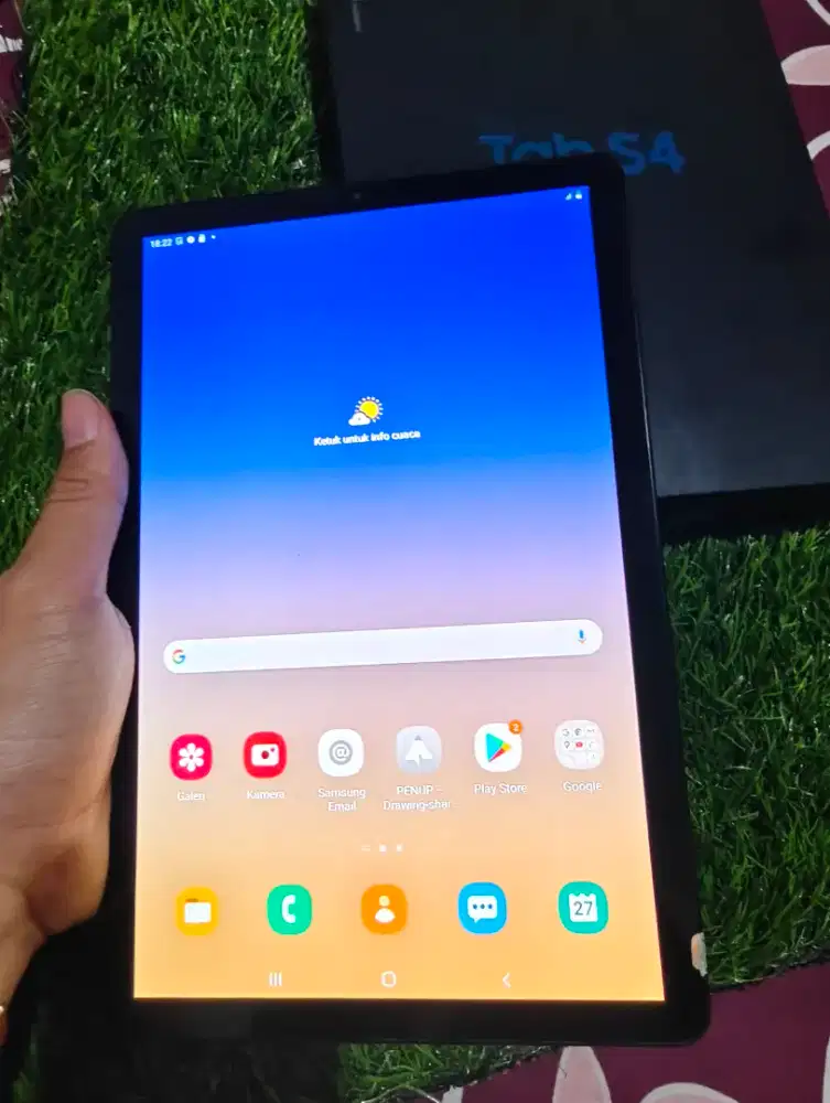 SAMSUNG TAB S4 10.5INC LENGKAP MULUS