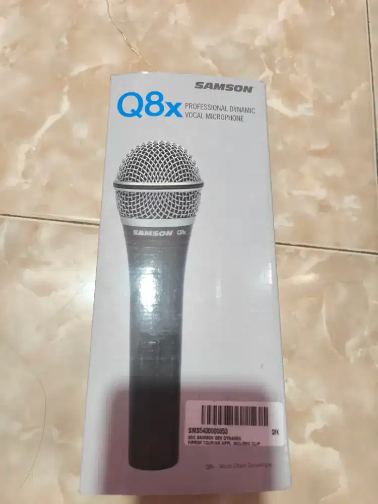 Mic Samson Q8x Professional Dynamic Vocal Microphone Original