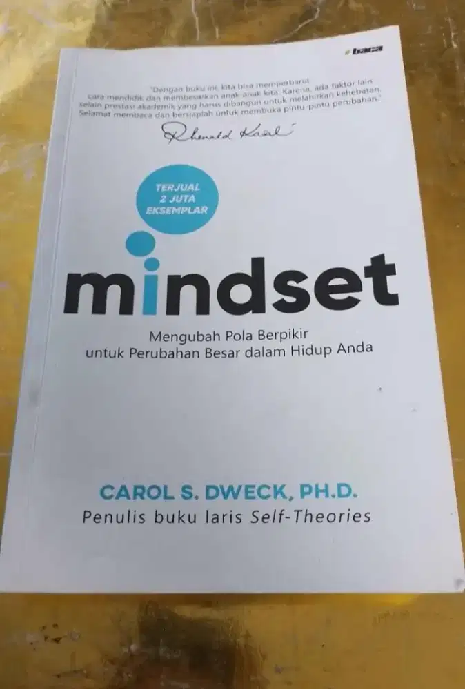 Buku mindset karya carol dweck