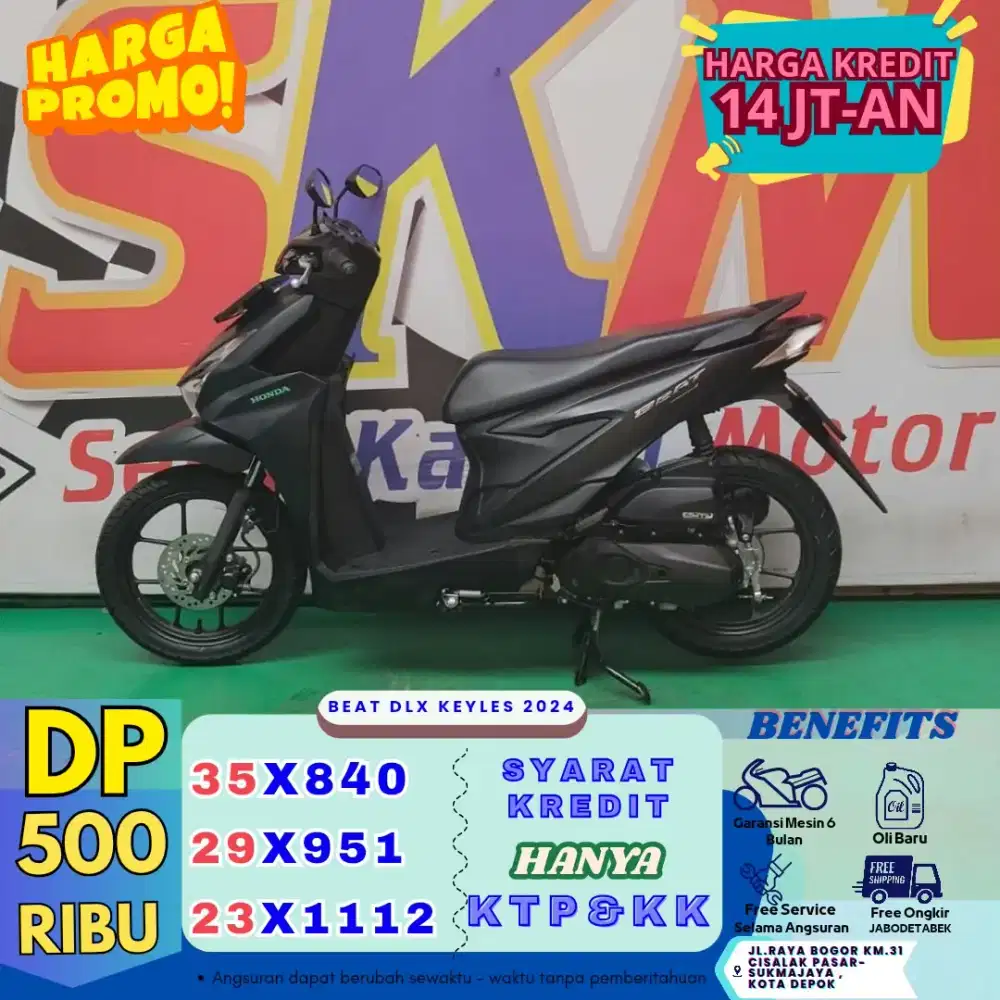 ( angsuran 28 ribu / hari beat dlx tahun 2024) cash credit