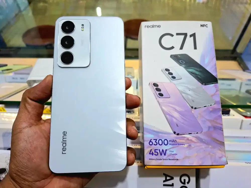 REALME C71 RAM 6+12/128GB MULUS LENGKAP ORIGINAL MASIH BERKUALITAS