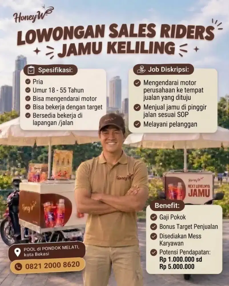 Lowongan Kerja Sales Jamu Keliling