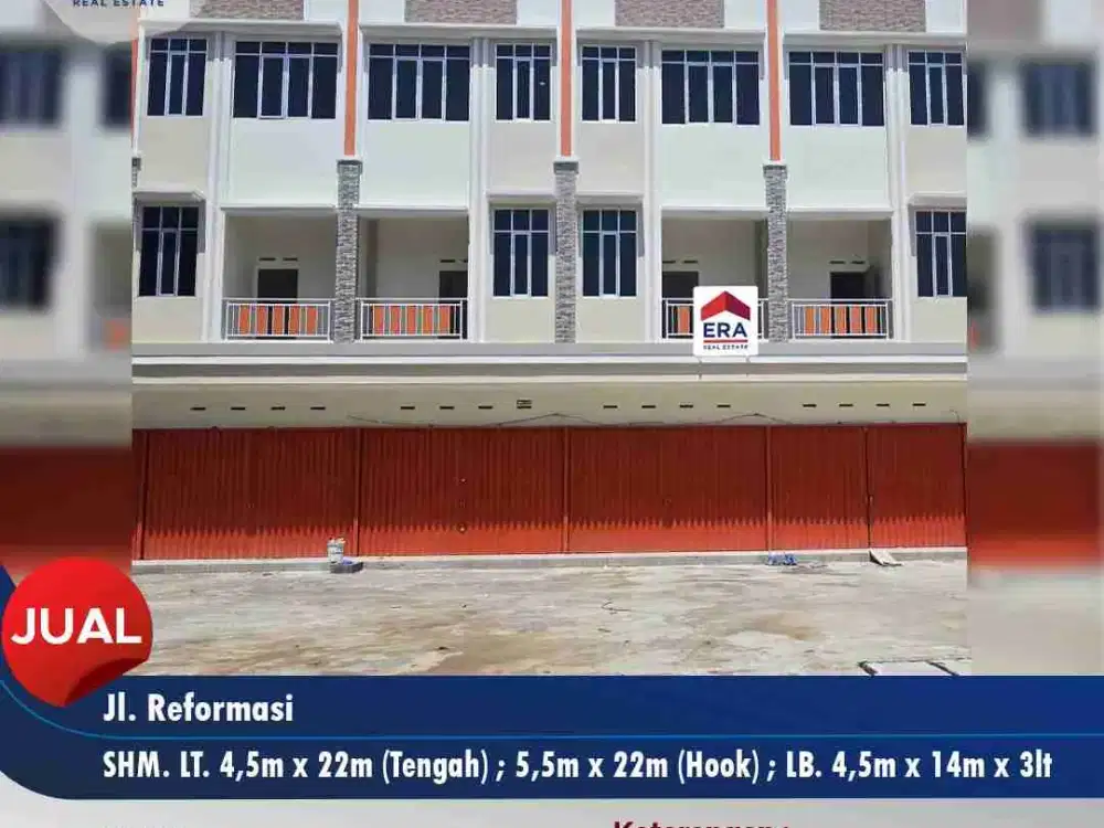 Ruko Baru Struktur Beton