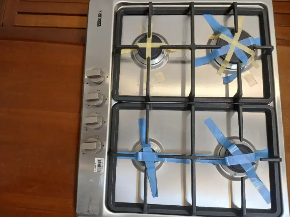 kompor gas stove 4 tungku delizia