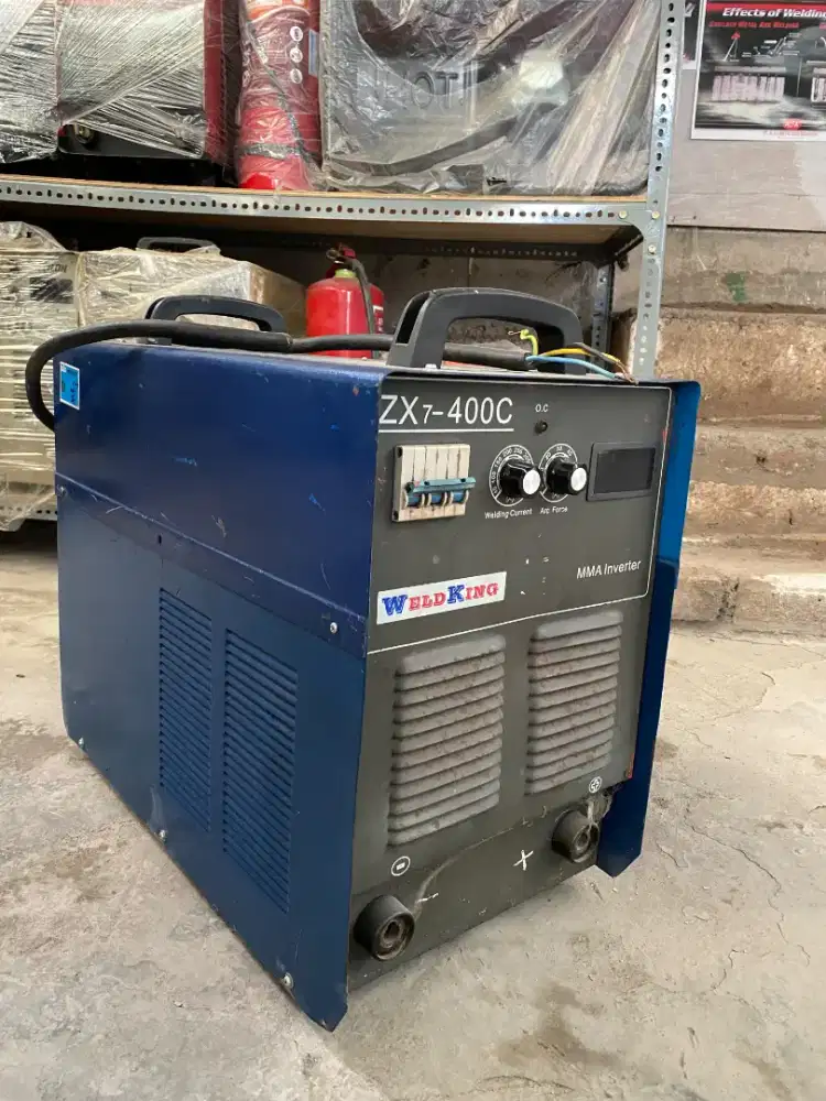 Mesin las bekas MMA 400 ampere Weldking bekas ZX7 inverter DC IGBT