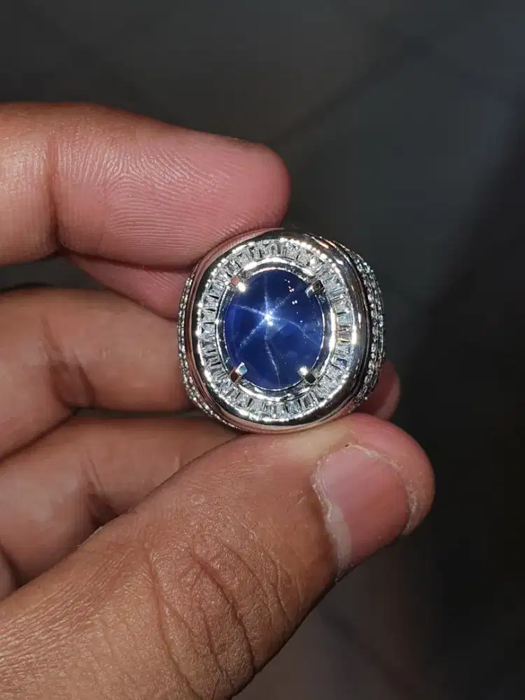 Natural Star Blue Safir 8,55Crat Royal Blue Srilanka