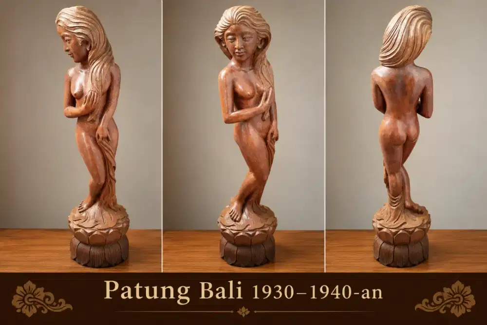 Patung Bali antik 1930–1940-an.