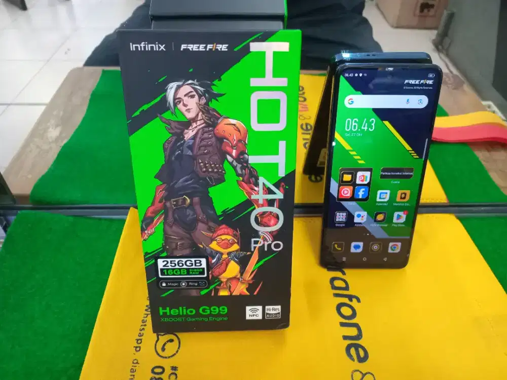 Infinix hot 40 pro ram 8/256 gb no minus mulus lengkap