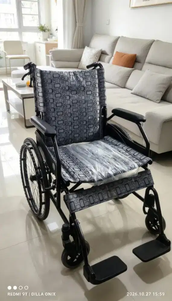 Kursi Roda Gea Wheelchair Aluminium travel