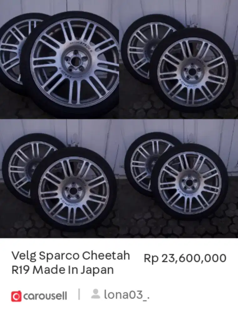 Velg Sparco Cheetah R19 Made in Japan