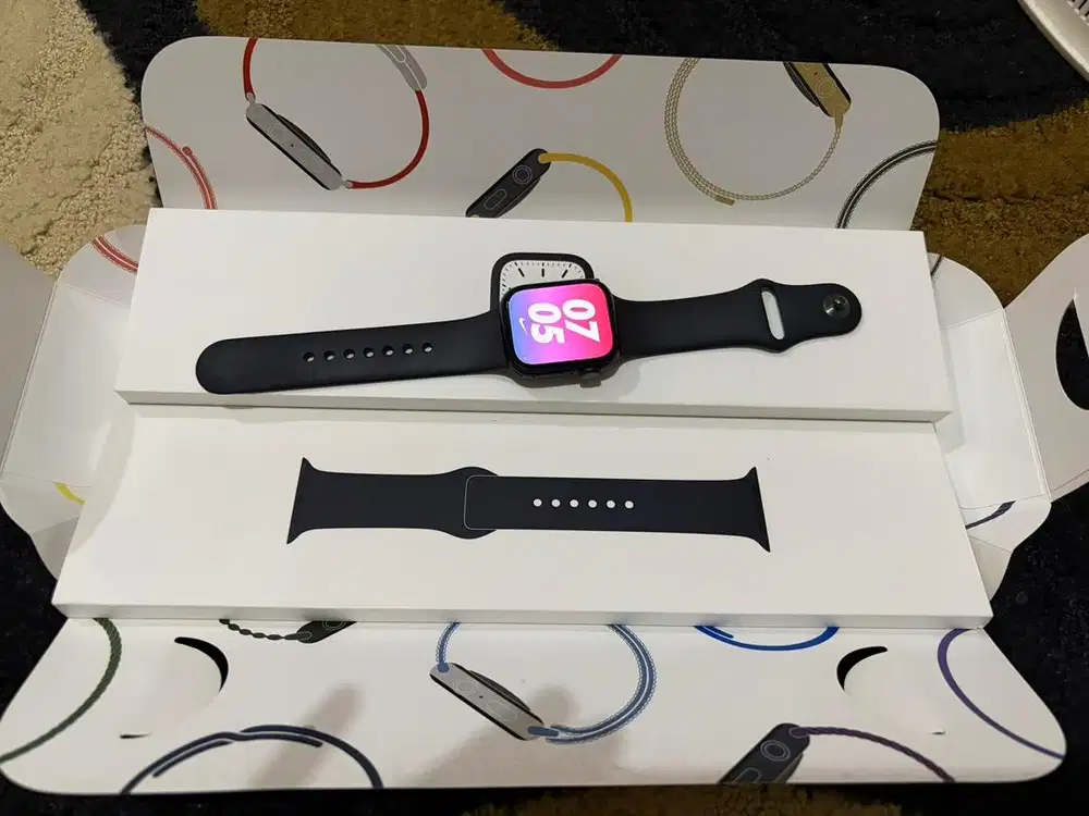 Apple watch series 7 midnight 41mm GPS fullset ZP/A