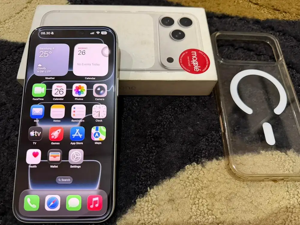 Iphone 17 promax 256gb silver all operator 5G fullset resmi DIGIMAP ID