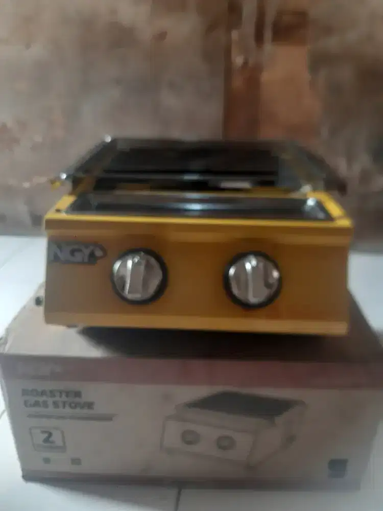 Kompor Gas Pemanggang 2 Tungku