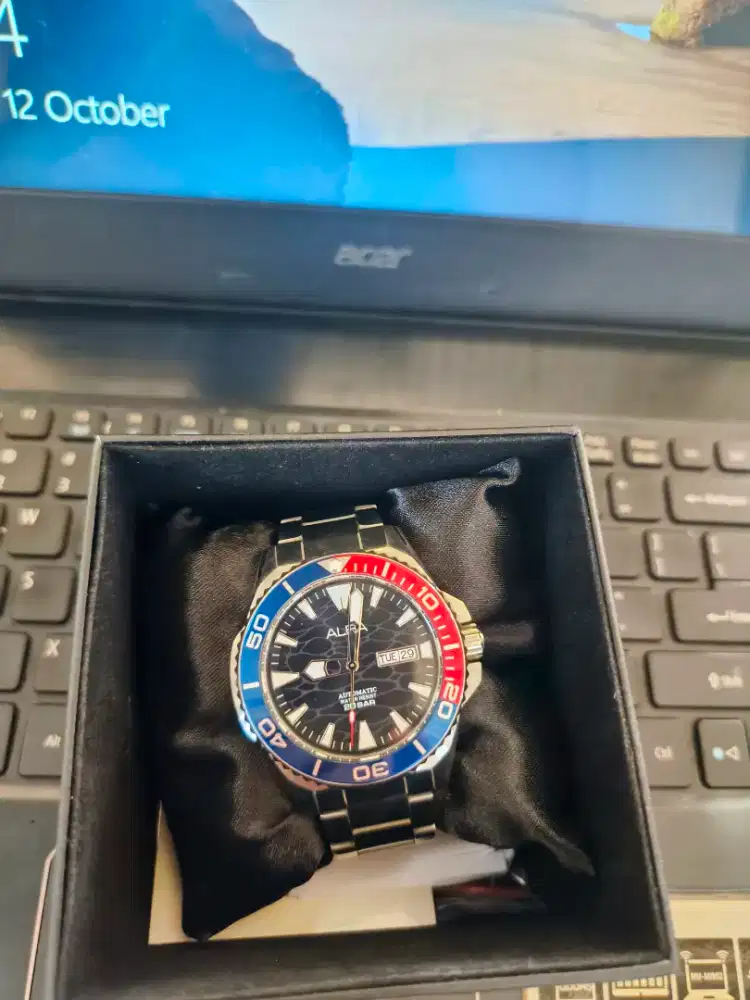 Jam Tangan Alba Mechanical A3B017X1 Pepsi Like New
