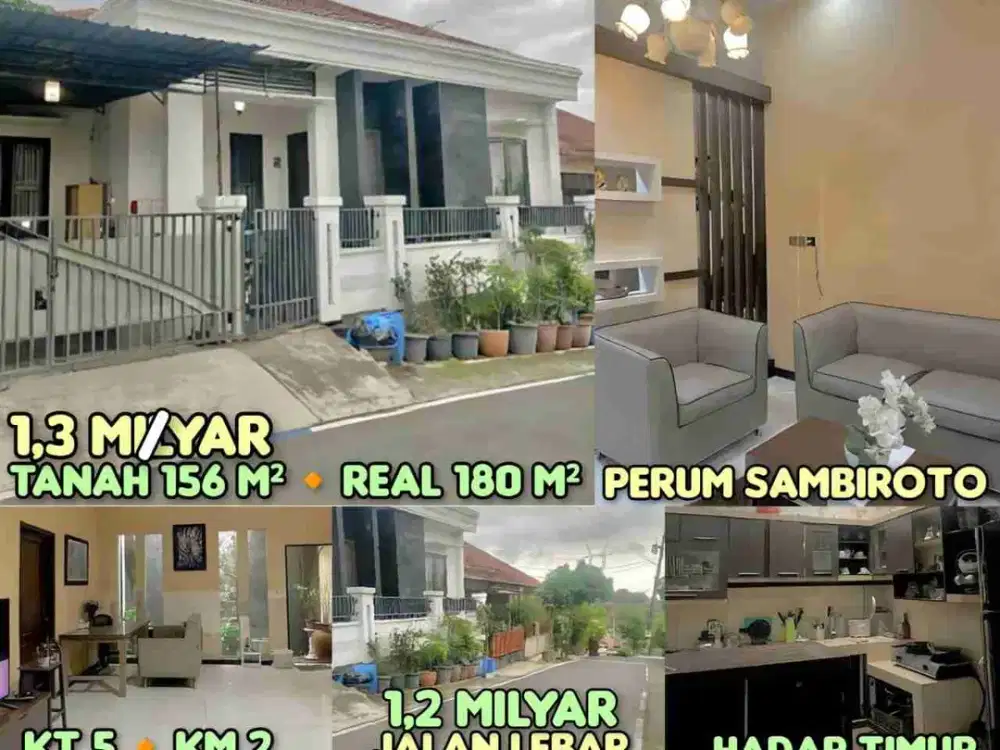 PERUM SAMBIROTO TEMBALANG SEMARANG DIJUAL CEPAT