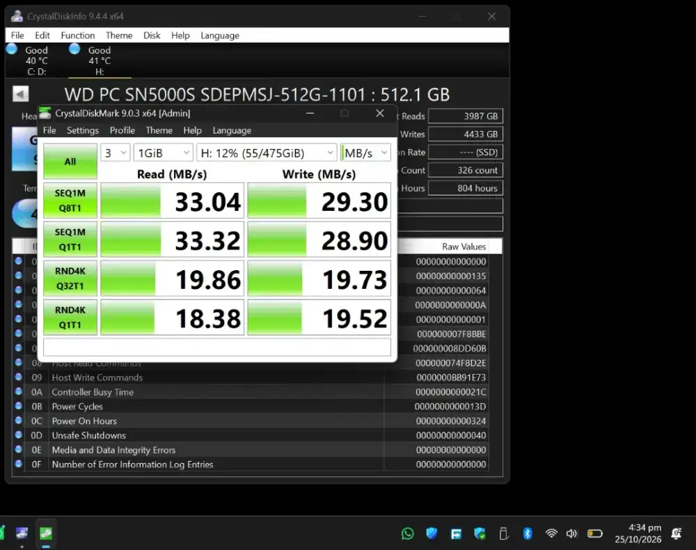 Micron Crucial SSD NVME PCIe GEN4 x4 WD SN5000S 512gb