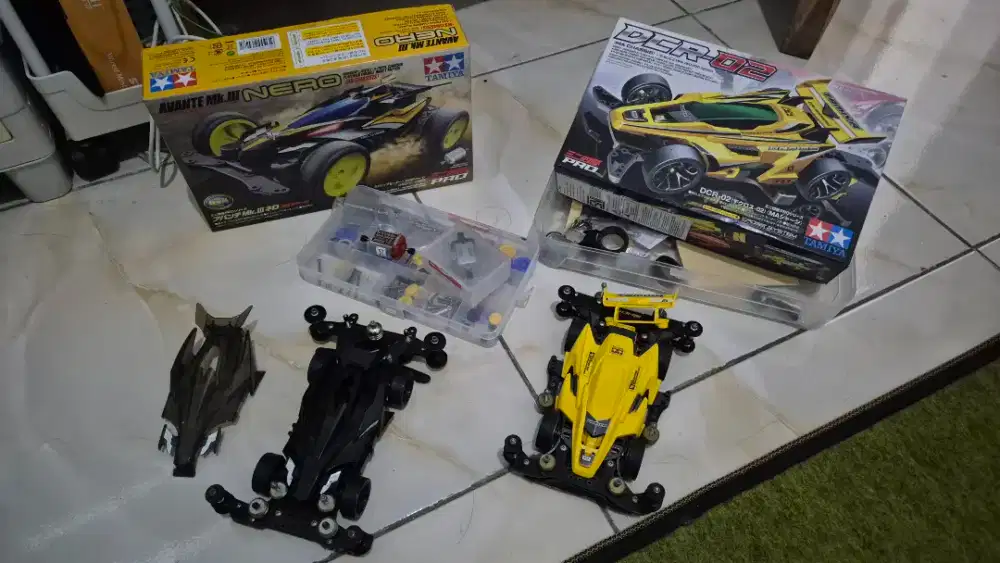 Tamiya dcr 02 & avante mk III nero
